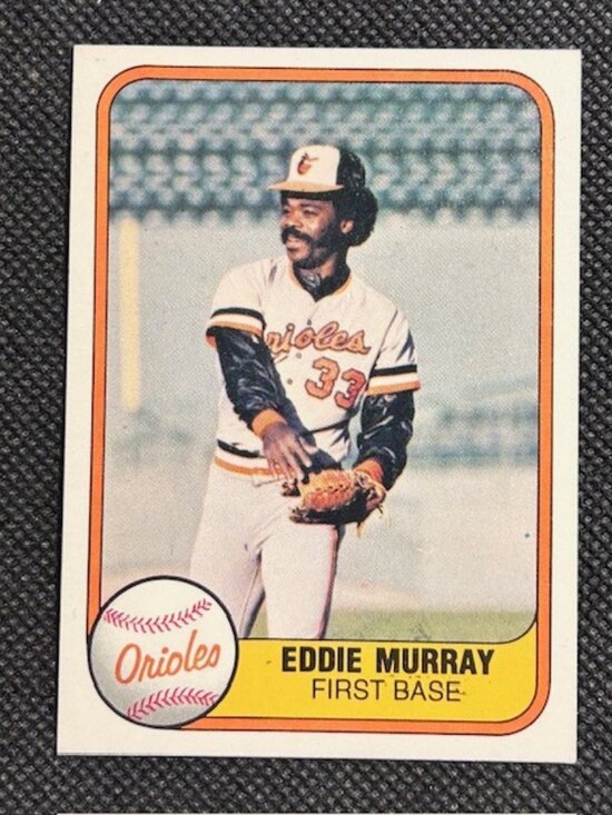 1981 Fleer Baltimore Orioles Baseball Card #184 Eddie Murray - Picture 1 of 2